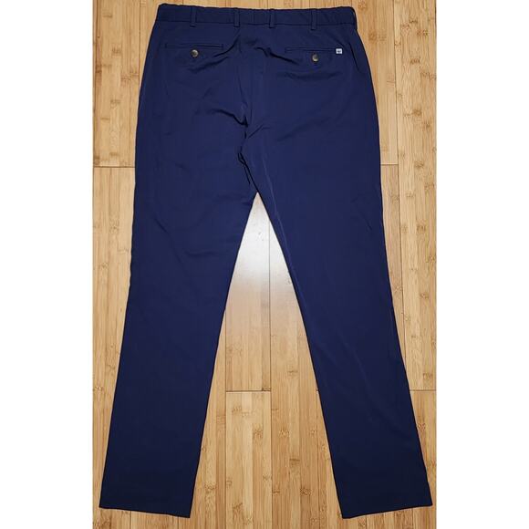 Peter Millar Crown Crafted Surge Performance Trouser Pants Navy Blue Men's 36x32 - Picture 9 of 9